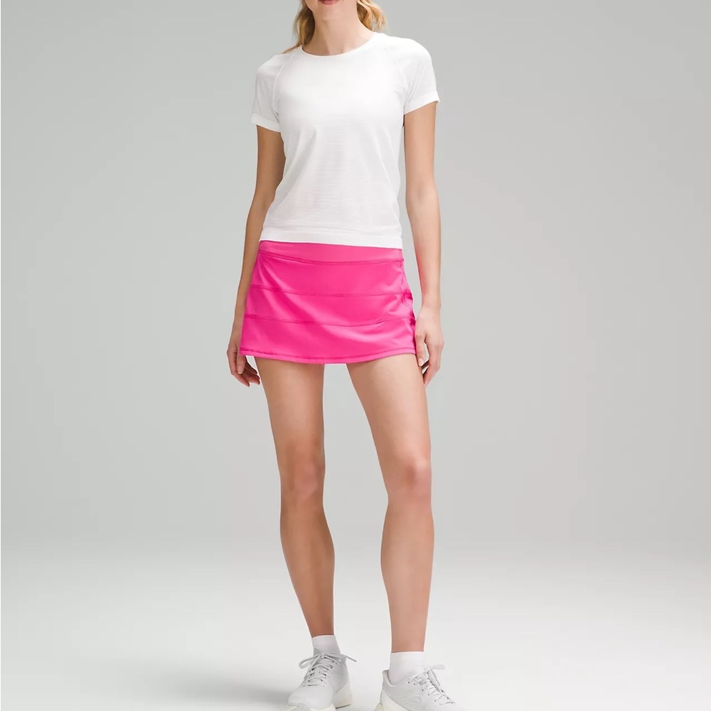 Lululemon Pace Rival Skirt, Sonic Pink, Size 14